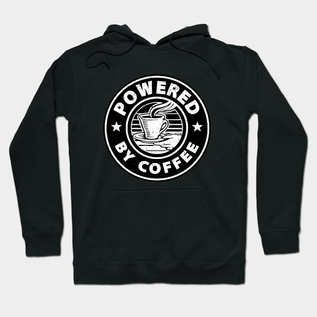 Powered By Coffee Hoodie by Buy Custom Things